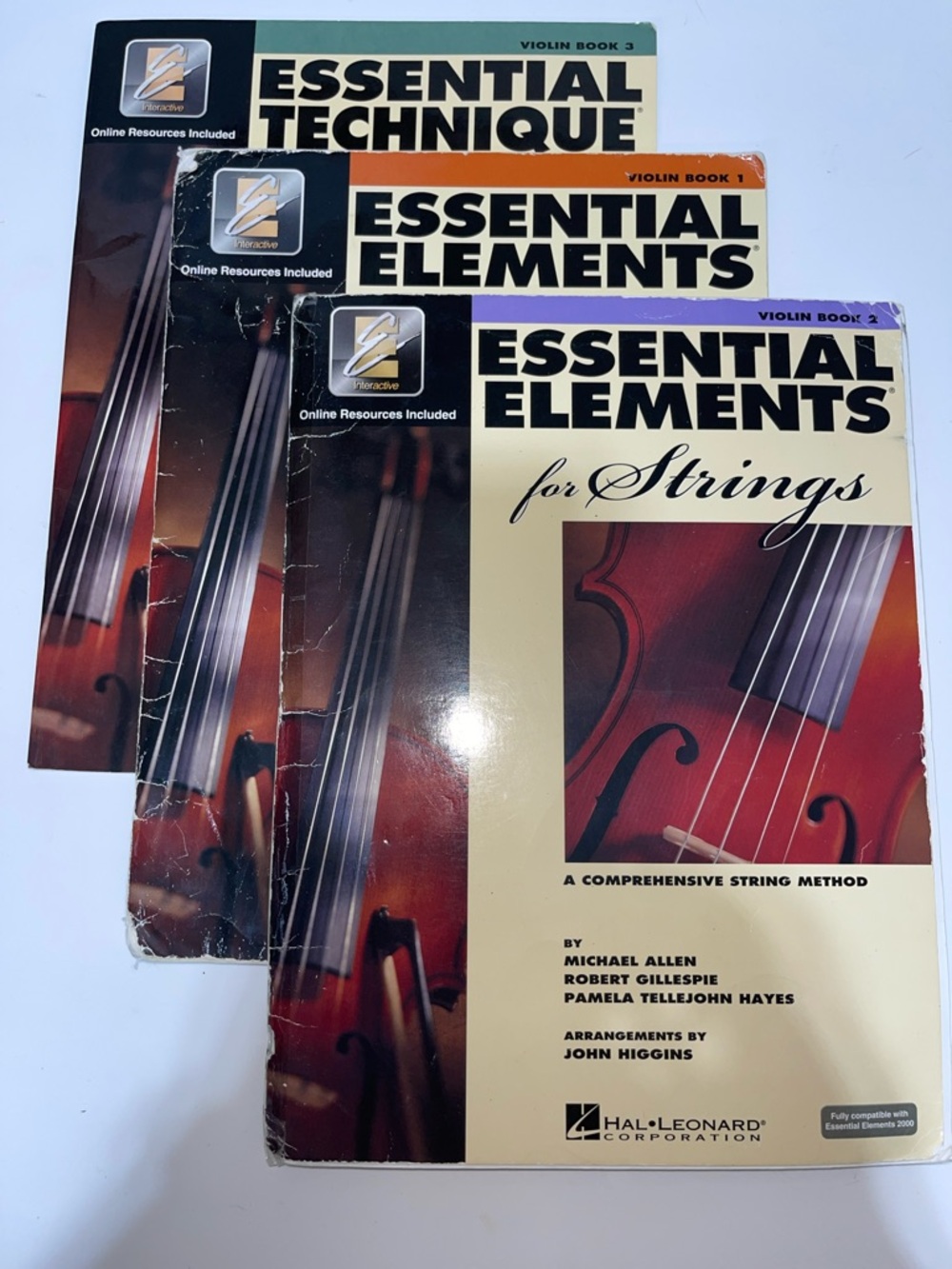 3/$30 Essential Elements for Strings Violin 1,2,3 Book Set - Hal Leonard